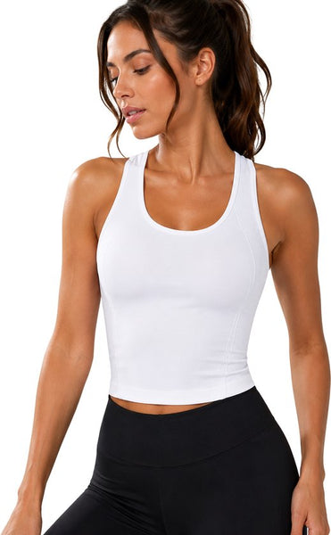 Dames Sport Tanktop - Sporttop - Sneldrogend - Mouwloos - Comfort Fit - Singlet - Haltertop