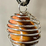 Sasemy - Jaspis met Korf - Sieraden - Edelsteen - Edelsteen Ketting - Ketting - Edelsteen Hanger Verjaardag - Cadeau - Moederdag cadeau - Vaderdag cadeau