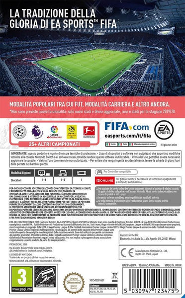 Electronic Arts FIFA 20 Legacy Edition, Switch video-game Nintendo Switch Engels, Italiaans