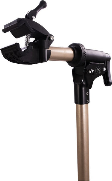 4toolz® Fiets Reparatiestandaard PRO – Aluminium – 360° Draaibaar - Met Gereedschapsbakje
