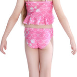 Zeemeerminstaart met bikini verkleed set Regenboog Kleuren met MONOVIN