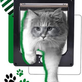 Pet Select Kattenluik met Tunnel - 4 Vergrendelingsstanden - Weerbestendig - L