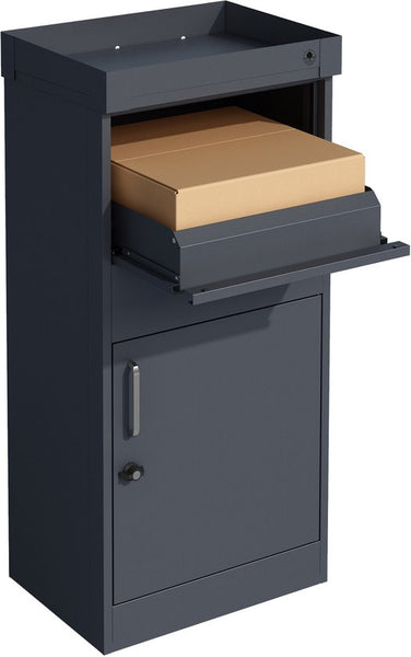 4gardenz® Pakketbrievenbus XL - Staande - Pakketbox - Antraciet