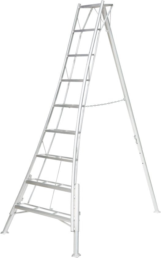 Niwaki 3-poot Tuinladder 240-300 cm in Hoogte Verstelbaar - Plukladder NW02700