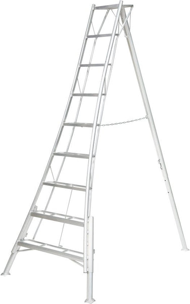 Niwaki 3-poot Tuinladder 240-300 cm in Hoogte Verstelbaar - Plukladder NW02700