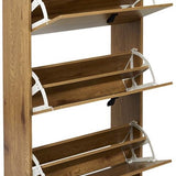 4goodz schoenenkast 3 lades 60x24x118 - voor 18 paar