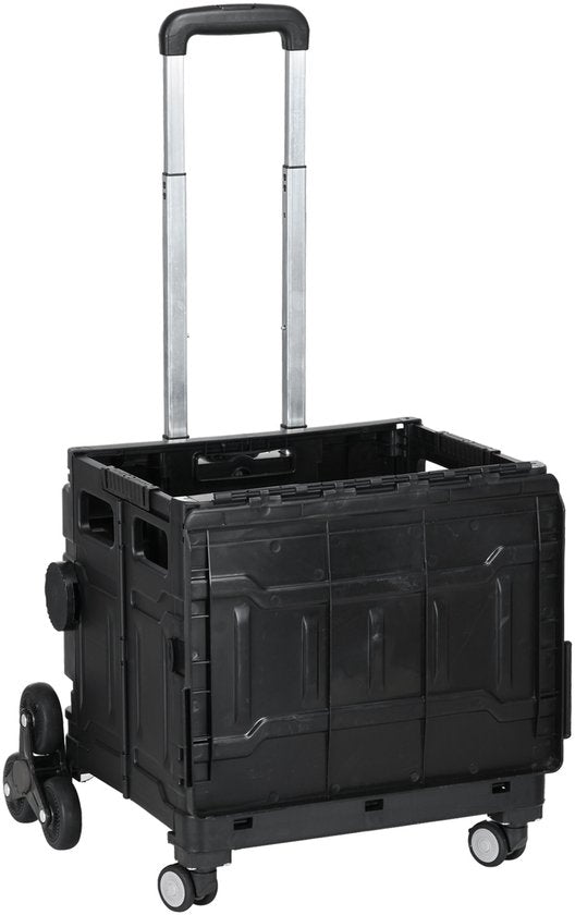 Winkelwagen Vouwkrat Trapklimmer Opvouwbaar max. 65 Kg Belastbaar