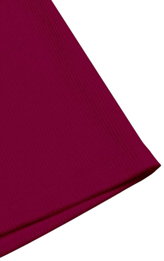 SparkNine Breezeflare dames legging - stijlvolle flare broek - M - rood - lichtgewicht & ademend - hoge taille - flatterende pasvorm