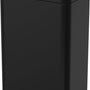 Luzzo® Iowa Black Prullenbak met Sensor 50 Liter - mat Zwart