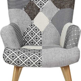 Patchwork Fauteuil Armleuning