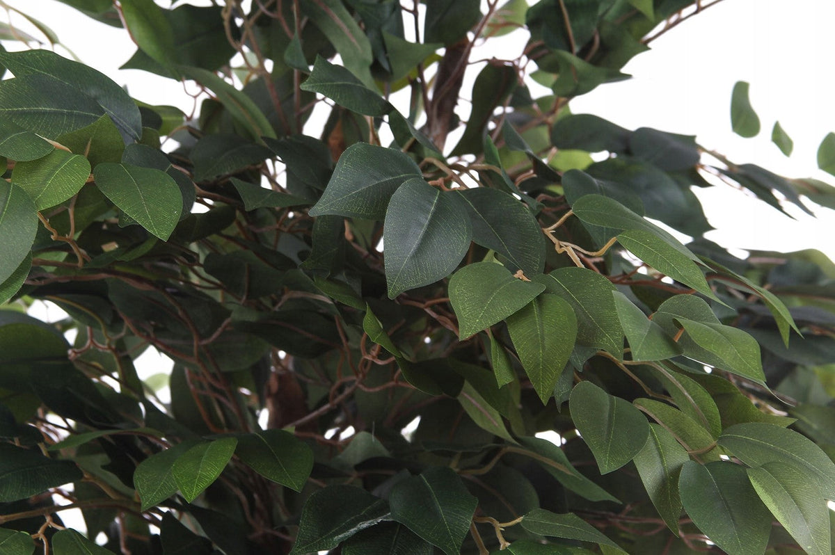 Kopu® Kunstplant Ficus 125 cm in pot met Natuurstam