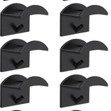 Cap Rack - 10 Stuks - Zwart - Petjeshouder - Petjeshouder - Hoeden Opberger - Pettenrek - Petten Houder