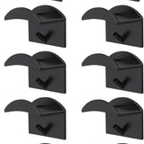 Petjeshouder - 10 Stuks - Zwart - Petjeshouder - Hoeden Opberger - Pettenrek - Petten Houder - Cap Rack