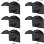 Petjeshouder - 10 Stuks - Zwart - Petjeshouder - Hoeden Opberger - Pettenrek - Petten Houder - Cap Rack