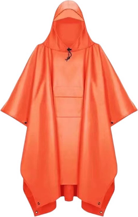 Poncho - One Fits All - Fietsponcho Fiets - Reflecterende strips - Dames & Heren - Waterdicht