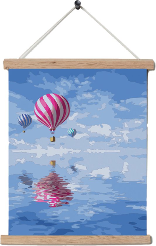 Crafts&Co Schilderen op Nummer Volwassenen & Kinderen - Met Frame - 50 70