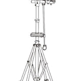 4toolz stevige montagestandaard fiets 2.0 - 30kg max - roterend