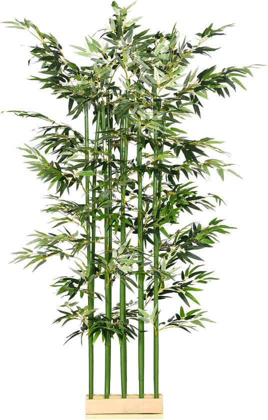 Kunstplant Bamboe Roomdivider 180 cm Hoog - Groen