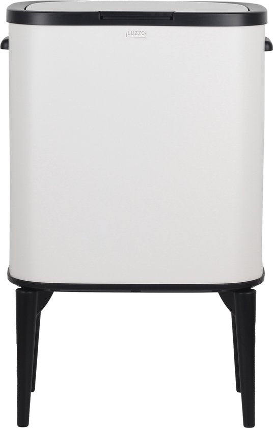 Luzzo® New York Push Afvalscheidingsprullenbak 18 ltr 2 bakken