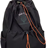 Badminton en Tennis Rugzak - Zwart – Ultralichte Sporttas met Grote Inhoud, Trekkoordsluiting en Verborgen Schoenenvak | Perfect voor Sport, School en Reizen