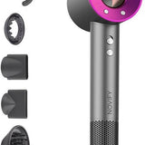 NOVIFY® Krachtige Fohn - Fohnborstel - Haardroger met 5 opzetstukken - Fohn met Diffuser - Ionentechnologie - 1600W - 2025