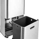 Luzzo Kansas Push Afvalscheidingsprullenbak 63 liter 3 bakken