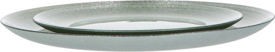 6-persoons Green Jem Servies Glas - 12 delig Servies - Groen
