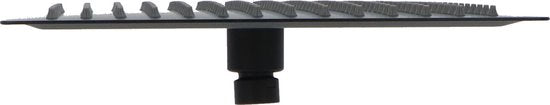 Luzzo® Regendouchekop extra Platte Hoofddouche Vierkant RVS Ø25 cm - Douchekop Zwart
