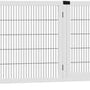 Veiligheidshek voor Huisdieren - Opvouwbaar - 432 x 36 x 70 cm - Dennenhout - Wit