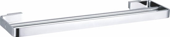 Luzzo® Piazzo Messing Dubbel wand Handdoekrek 60cm - chroom