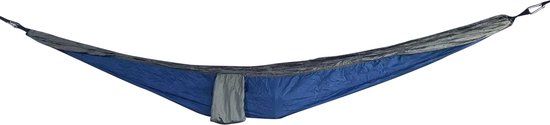 4gardenz® Outdoor Hangmat – Parachutestof – 270 cm – Compact & Sterk - Blauw