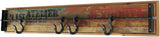 Atelier Kapstok 4 haaks Hout/Metaal 94x16x6 cm - Bruin
