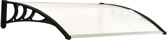4goodz Deurluifel 120x75cm van transparant polycarbonaat