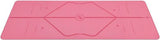 Liforme Compacte Reis Yogamat - Fitnessmat Roze - (66 x 180 x 0,2 cm) 1,6 kg | Inclusief Draagtas | Lichtgewicht & Reisvriendelijk | Uitstekende Grip & Snel Drogend | Milieuvriendelijk Rubber | AlignForMe Markeringen | Geschikt voor Yoga Onderweg