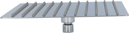 Luzzo® Regendouchekop Ø25 cm Hoofddouche Vierkant RVS - Douchekop extra Plat - Chroom