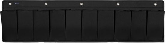 Bed Organizer met 9 Vakken – Bed Opberger Hangend – Opbergzak Bedrand – Schoenen Organizer Bed – Bedside Storage Organizer – Zonder Boren – Zwart