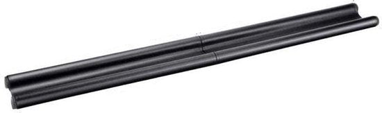 Tochtstopper Deur - Tochtrol - 94.5 cm - Zwart - Seal Strip - Tochtstrip - Tochtkussen - Tochthond - Tochthond Dubbel - Dubbele Tochtrol - Tochtkussen voor Deur