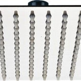 Luzzo® Regendouchekop Ø30 cm Hoofddouche Vierkant RVS Ø30 cm - Douchekop extra Plat - Chroom