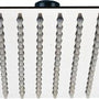 Luzzo® Regendouchekop Ø30 cm Hoofddouche Vierkant RVS Ø30 cm - Douchekop extra Plat - Chroom