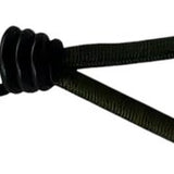 Snelbinders - 24 stuks - Zwart - Snelbinders met Haak - Spanrubbers - Tentspanner - Spinhaak