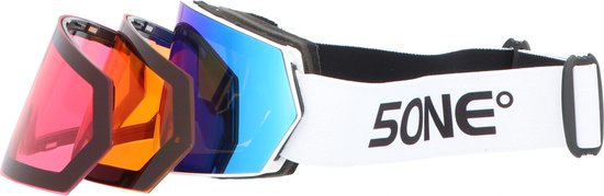 5one® Skibril Alpine 6 Skibril met Lenzen