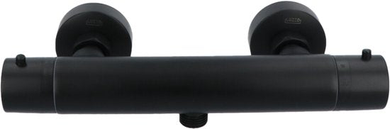 Luzzo® Douche Thermostaatkraan Rond 15cm - Douchekraan Zwart