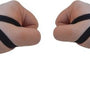 Fitness - Crossfit Polsband - 2 stuks - Grijs - Zwart - Polsbandage Wrist Support Wraps - Pols Bandage Band - Bodybuilding Support - Gewichthef Straps - Krachttraining Lifting Workout Straps
