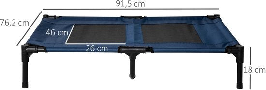 Hondenligbed - Kattenligbed - Comfortabel Hondenstretcher - Blauw