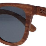 5one® Rome Kosso hout zonnebril met lens - zonnebril voor dames