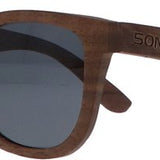 5one® Rome Walnut zonnebril met lens - houten dames zonnebril