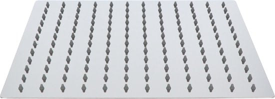 Luzzo® Regendouchekop Ø30 cm Hoofddouche Vierkant RVS Ø30 cm - Douchekop extra Plat - Chroom