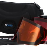 5one® Skibril Alpine 6 Skibril met Lenzen