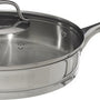4goodz Dubbelwandige RVS Hapjespan met deksel - Zilver