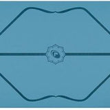 Liforme Compacte Reis Yogamat - Fitnessmat Licht Blauw - (66 x 180 x 0,2 cm) 1,6 kg | Inclusief Draagtas | Lichtgewicht & Reisvriendelijk | Uitstekende Grip & Snel Drogend | Milieuvriendelijk Rubber | AlignForMe Markeringen